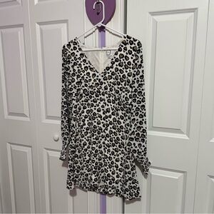 Francesca's Collections Leopard Print Mini Dress